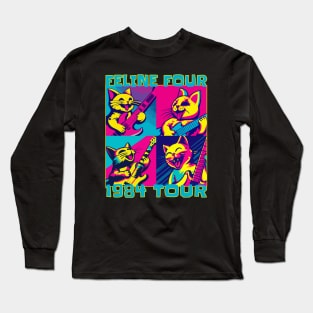 Feline Four Concert Tour 1984 Long Sleeve T-Shirt